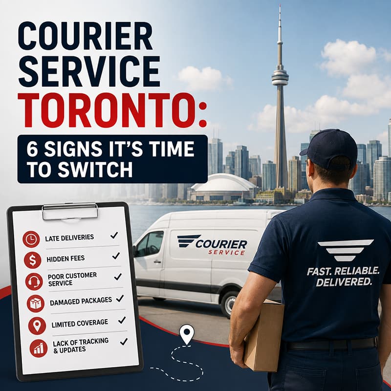 Courier Service Toronto: 6 Red Flags That Mean It's Time to Switch Providers