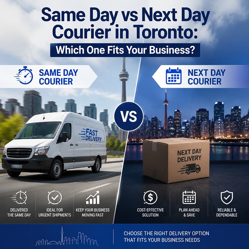 Same Day vs Next Day Courier in Toronto: Which One Fits Your Business?